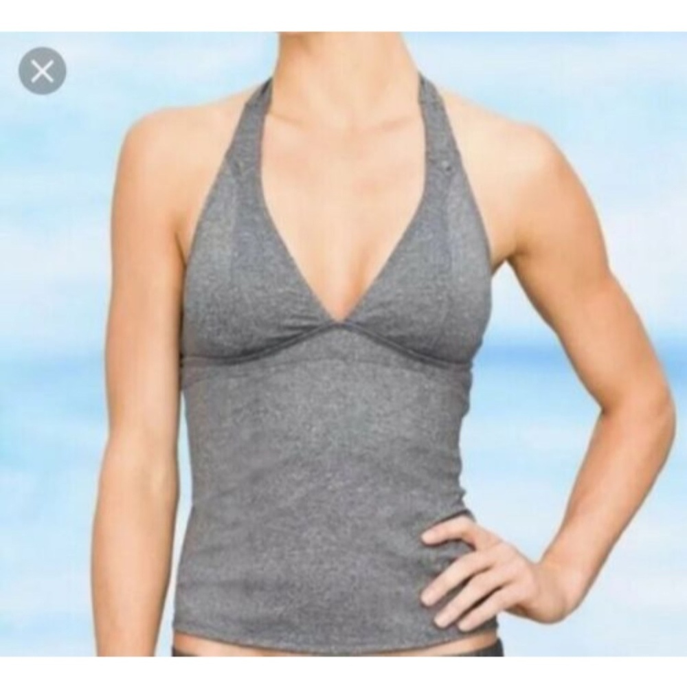ATHLETA Bettona Halter Tankini Swim Top Size M